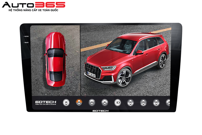 MÀN HÌNH Ô TÔ THÔNG MINH GOTECH GT2K